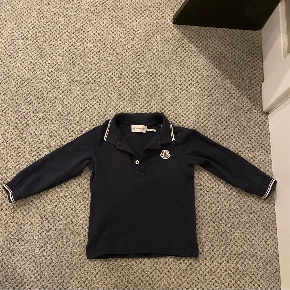 Authentic Moncler kids polo shirt